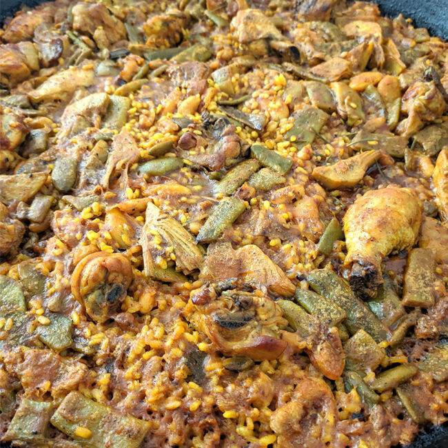 Paella para llevar Liria Valenciana