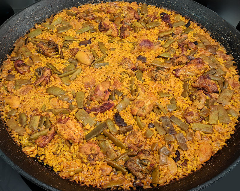 Paella valenciana para llevar Liria